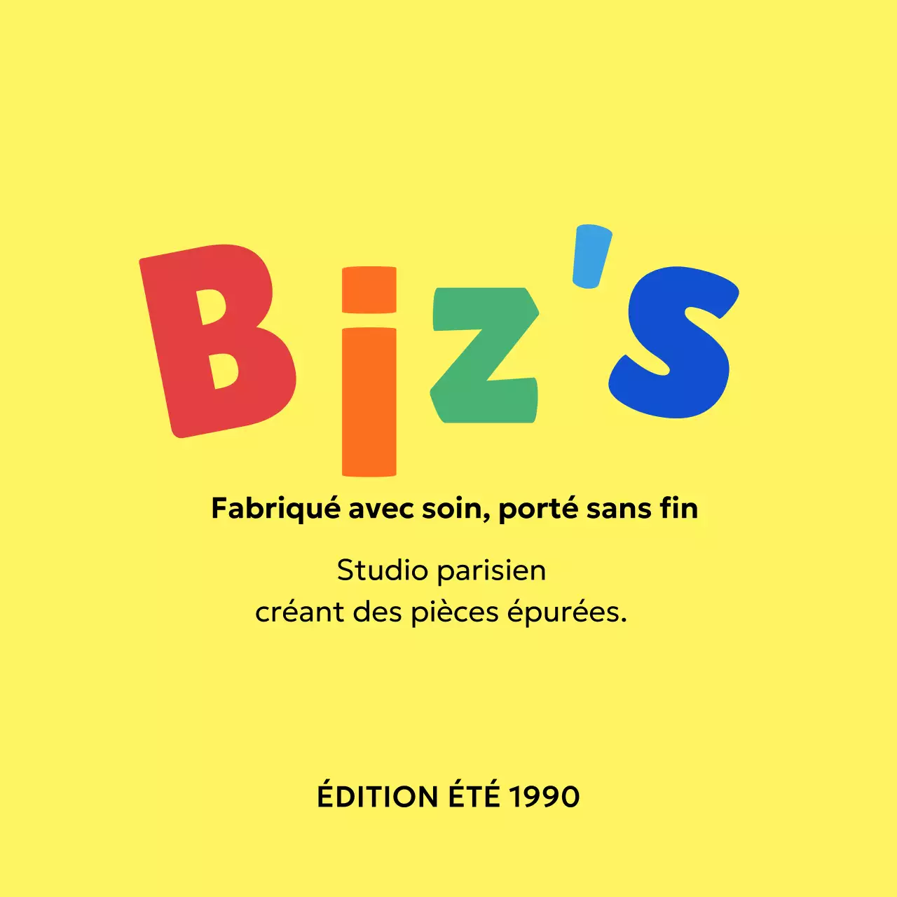 Promotion du logo de Yellow Pop Biz