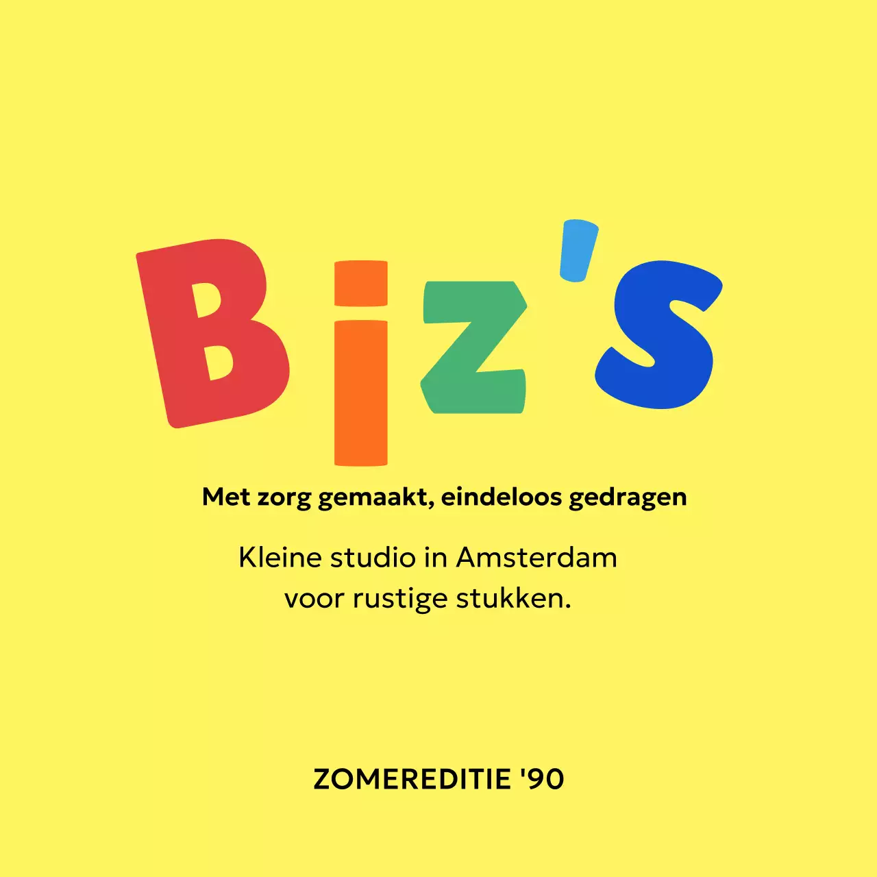 Logo-promotie van Yellow Pop Biz
