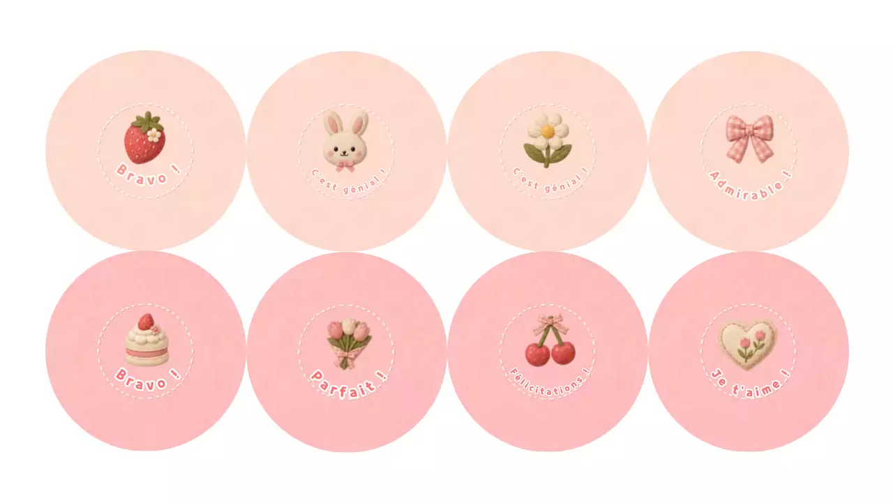 Texte à motif de consonnes coréennes minimalistes roses