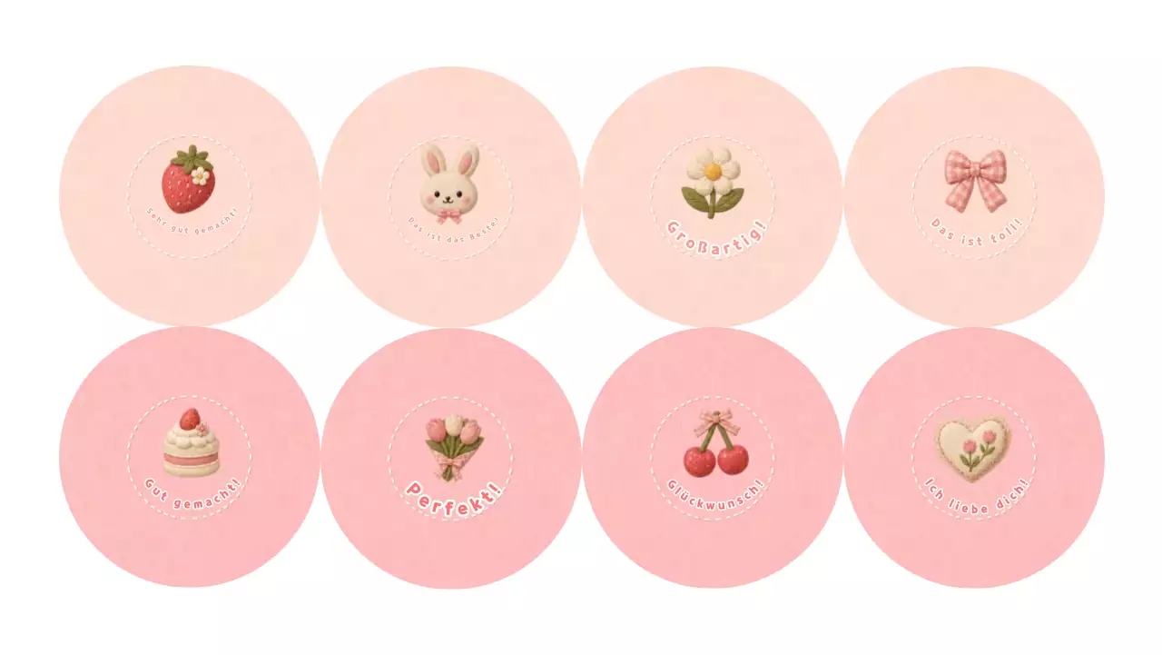 Pinker minimalistischer koreanischer Konsonantenmuster-Text