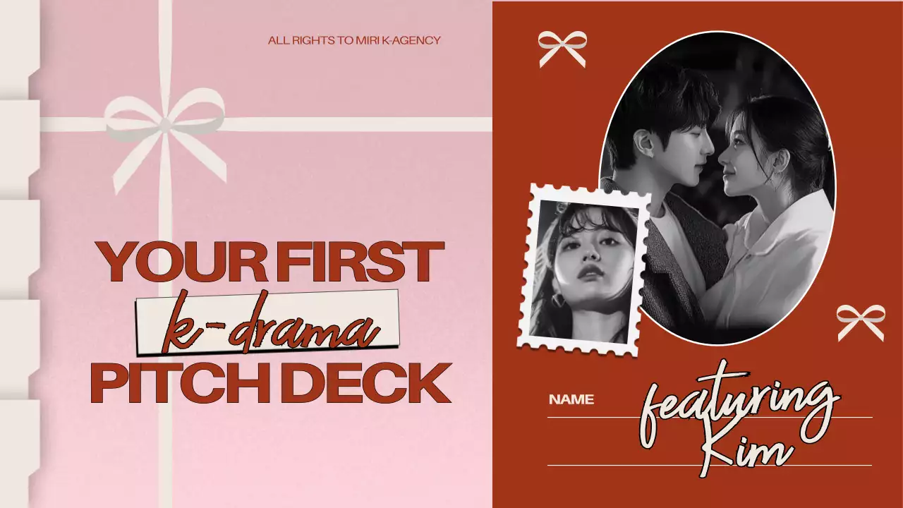 Pink Trendy K-Drama Promotion Presentation