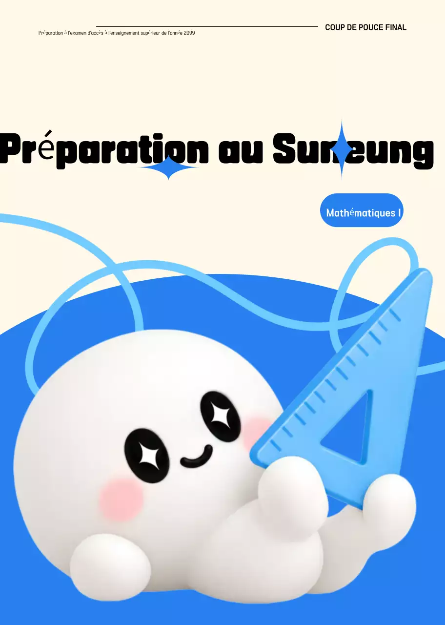Guide bleu et charmant pour l'examen d'entrée à l'université