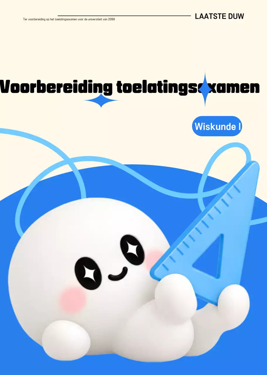 Blauwe en charmante gids voor toelatingsexamens voor de universiteit